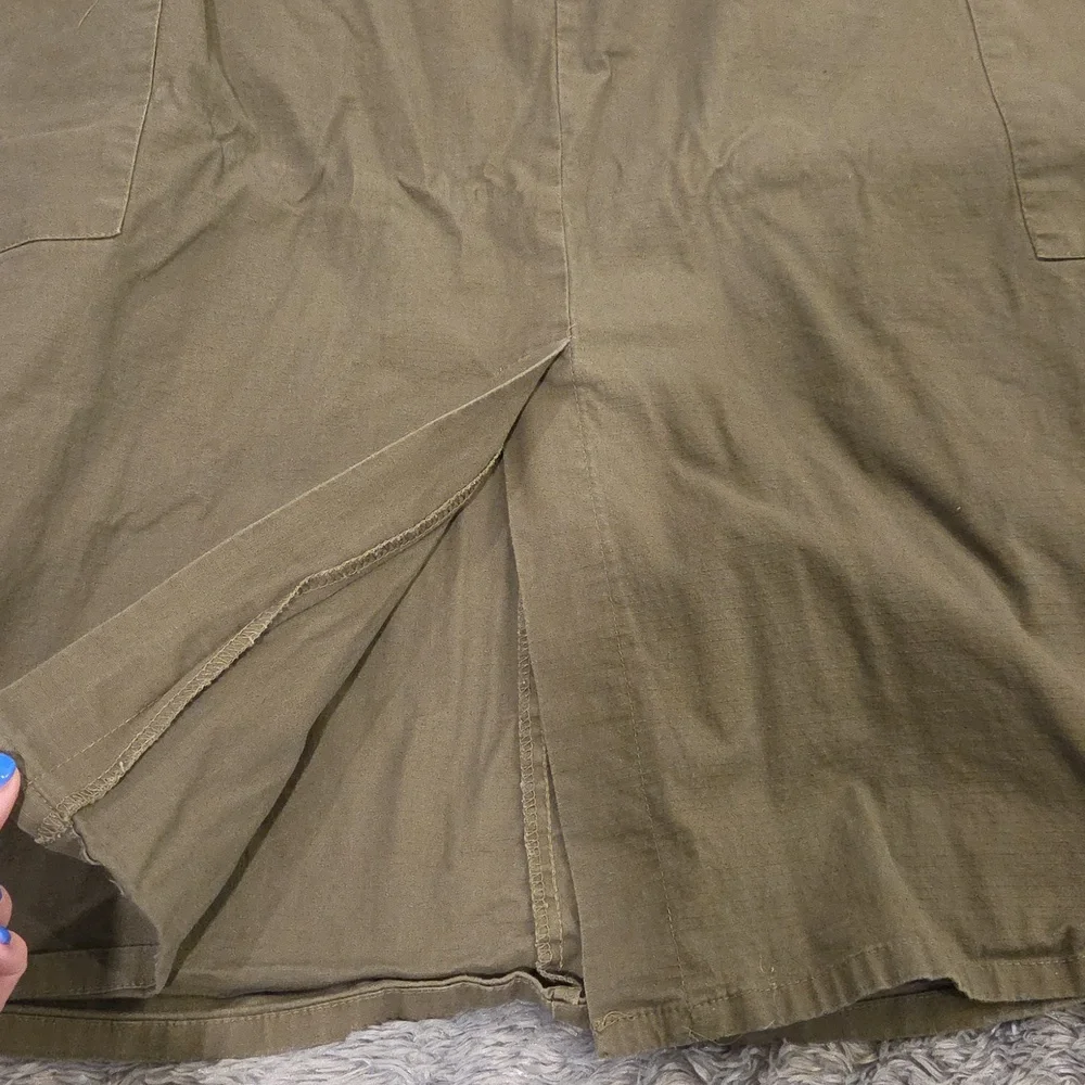 Rachel Zoe Olive Midi Cargo Skirt Size L! - Picture 5 of 8